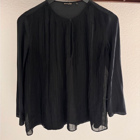 Massimo Dutti Pleated Blouse - Picture 2 of 2
